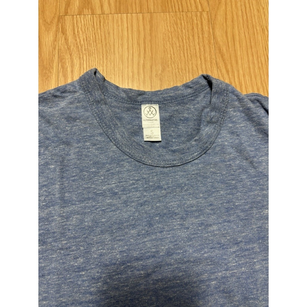 Alternative Earth Apparel Women's Small Blue T Shirt Relaxed Short Sleeve Soft - Picture 5 of 8